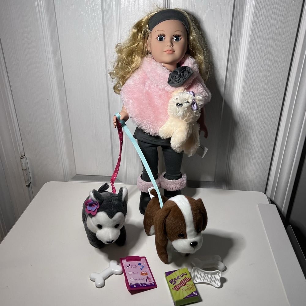 My Life As Dog Walker Doll Set